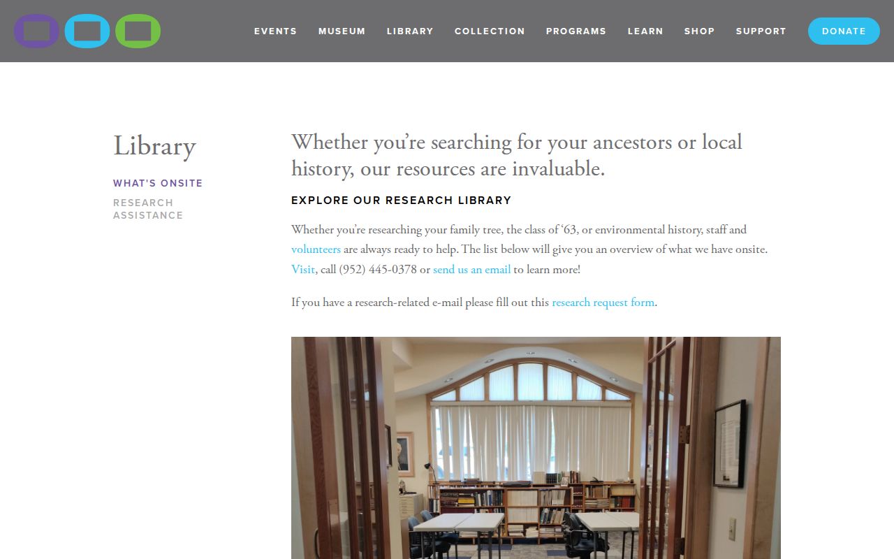 Shakopee city directory research view of Scott County Historical Society historical holdings