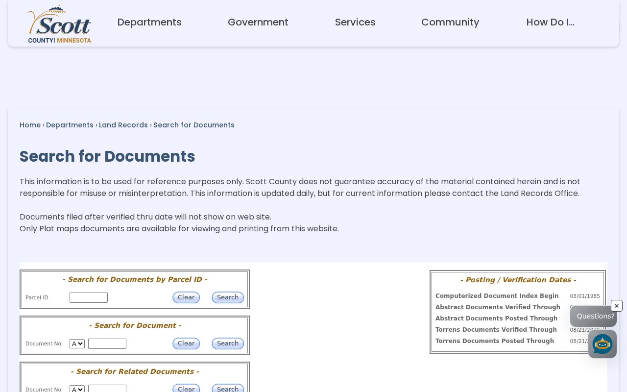 Shakopee street directory RecordEASE document-search notice